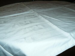 Beautiful white patterned striped damask pillowcase