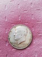 Fél dolláros, Kennedy ezüst 1967