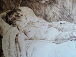 Paulovits erotic etching