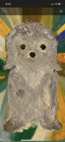 Lhasa puppy Tibetan terrier oil painting