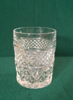 Czech crystal whiskey glass
