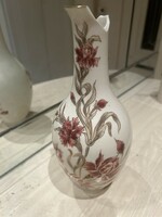 Injured! Zsolnay's hand-painted orchid vase