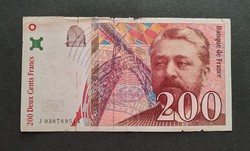 Franciaország 200 Francs / Frank 1996, VG