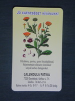Card calendar, calendula, pharmacy, pharmacy, hill castle, flower, 2017