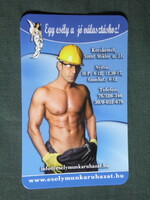 Kártyanaptár,Esély munkaruházati üzlet,Kecskemét,erotikus férfi modell, 2013,  (1)