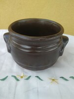 Retro glazed ceramic bowl for sale!