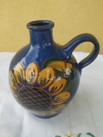 Sunflower ceramic jug and water bottle for sale!
