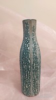 Retró Iparművészeti mázrepedezett kerámia váza