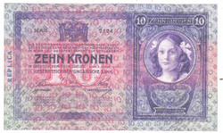 Ausztria REPLIKA 10 korona  1904