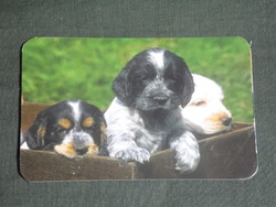 Card calendar, animals series, dog, 2015, (1)