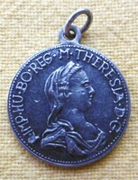 Maria Theresia pendant bronze 1769 r