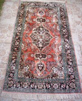 Kashmir silk handmade Persian rug 180x91cm
