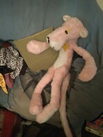 Huge pink panther plush toy, negotiable