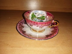 Aranyozott emlék porcelán kávés csésze aljjal (14/K)