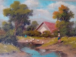 Béla Barsi's picture of village life