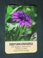 Card calendar, Ferencváros pharmacy, pharmacy, Budapest, flower, plant, droplet flower, 2017, (1)
