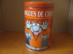 Galler retro macskanyelv fém doboz