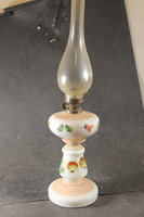 Antik szakított üveg festett lámpa 858