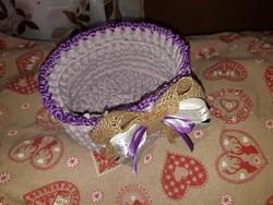 Christmas crocheted baskets, holders for anything