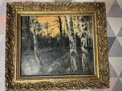 Forest landscape unknown painter