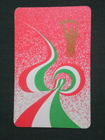 Card calendar, mhsz, graphic artist, 1985, (1)