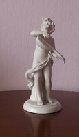 Neapolitan porcelain - musical putto capodimonte