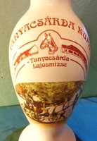 Tanyacsárda porcelán  Kupa Lajosmizse / 26 cm jegyzett porcelán serleg /