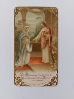 Old mini holy image 1924 prayer card memorial card