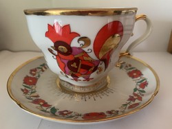 Lomonosov tea cup + saucer - made in Russia