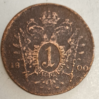1800. Ausztria 1 krajczár "B" (819)