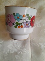 Kalocsa porcelain cup 8 cm high