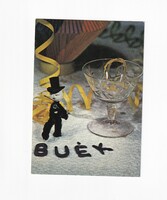 B:012 New Year - Búék postcard postmarked