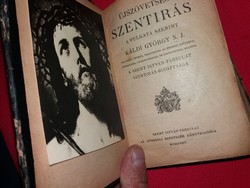 1928. György Káldi: New Testament scriptures based on the vulgate according to the pictures st. István troupe