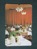 Card calendar, orosháza áfés restaurant, 1979, (1)