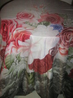 Vintage style special beautiful rosy huge soft duvet cover or lined bedspread