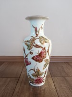 Zsolnay Hajnalka patterned porcelain large vase
