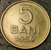 Romania 5 bani, 1954.