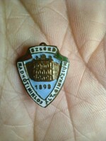 Szeged Miklós Radnót enamel high school badge 1898