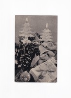 K:05 Karácsonyi képeslap Fekete-fehér 01