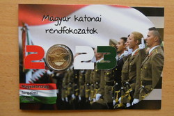 2023 Magyar katonai rendfokozatok 100 Ft bliszter UNC!
