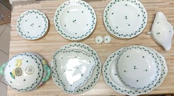 Dinner set with Herend parsley pattern