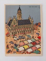 Old postcard graphic postcard middelburg