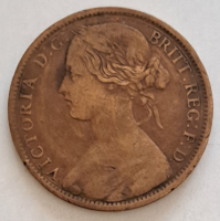 1862.Egyesült Királyság, Viktória királynő 1 penny (806)