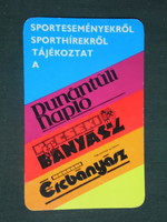 Kártyanaptár, Dunántúli Napló, Ércbányász napilap,újság, 1978 ,  (1)