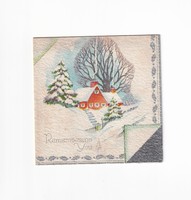 K:038 Karácsonyi boríték képeslap 1934 Angol