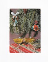 K:022 Christmas - New Year postcard (mixed)