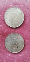 Ezüst 5 forint , Petőfi, 1948