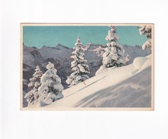 K:019 Karácsony képeslap postatiszta