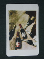 Card calendar, pompadour champagne, ágker kft, 1976, (1)