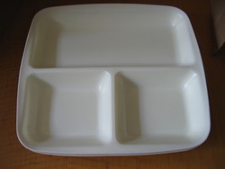 Melamine divided trays, also suitable for the microwave